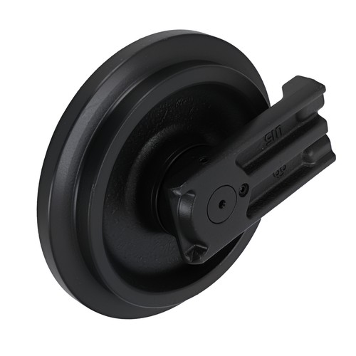 Excavator track idler pulley - track,