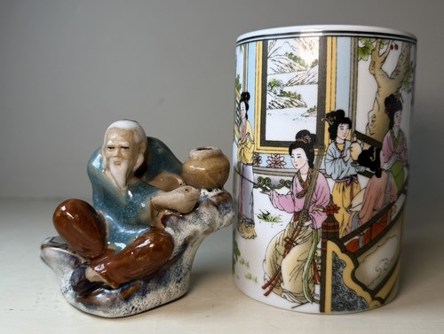 Chinese shiwan mudman figurine - mudman,