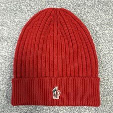 Moncler Grenoble Beanie Red SzUNI 100% Authentic