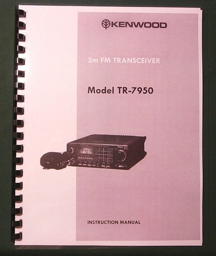 Kenwood 7950 instruction - kenwood, tr-7950