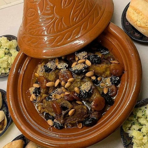 Traditional moroccan lamb - moroccan,
