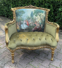 Loveseat Sofa Louis XVI 1960s