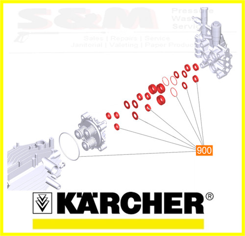 Genuine karcher pump - pump, seal