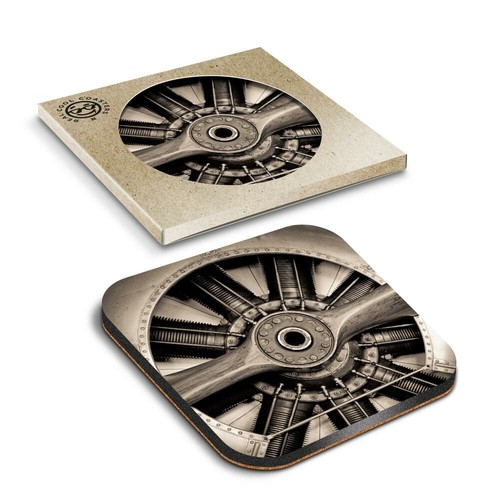 Boxed square coasters - square,