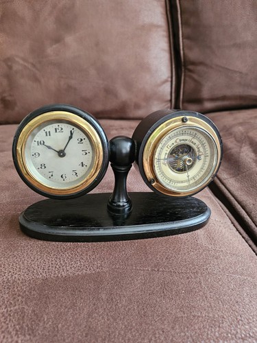Ships clock and - barometer, set