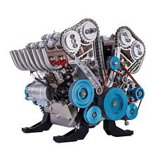 TECHING V8 Engine Building Kit 8 Cylinder Metal Machinery Display Model Gifts