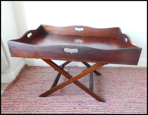 Antique butlers tray - antique, large