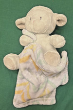 Little Miracles Plush White Lamb Sheep Lovey Colorful Security Blanket Costco