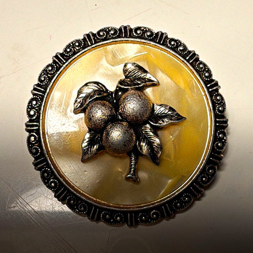 Round silver tone - round,