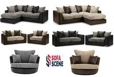 Byron Fabric  Leather Corner