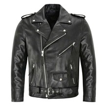 Mens Brando Black artificial