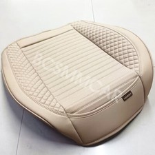 2Pc Car Front Seat Covers Breathable Leather Pad Cushion Full Surround Protector