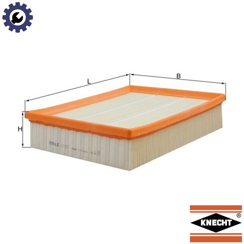 Air filter 821 for land - filter, lx
