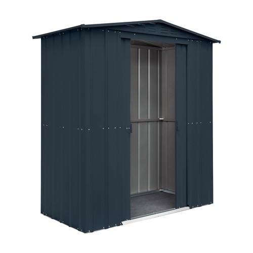 6x3 apex metal garden shed - apex,