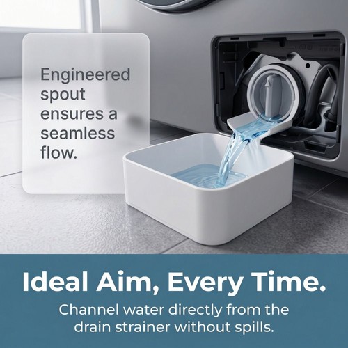 Washing machine drainage - machine, tray