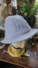  AVOCA Handweavers Tweed Country Hat 7 1/2   MADE IN IRELAND