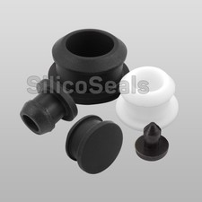 Snap-On Hole Plug Silicone Rubber Bung Round Seal Cap Pipe Tube (2.5-50.6mm)
