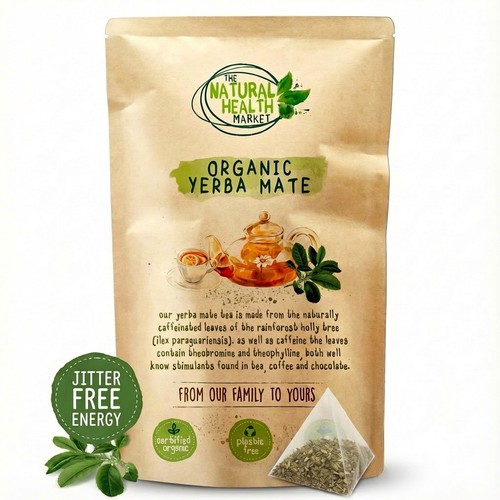 Organic yerba mate tea bags - organic,