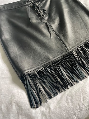 Maje leather skirt - , acne