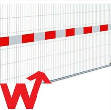 Temporary Fencing Reflective Strip - Hazard Warning  - Heras Fencing