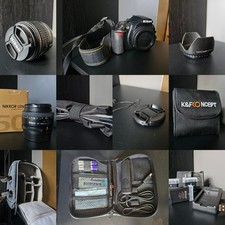 Nikon D3100 DSLR 18-55mm 50mm