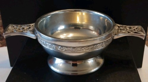 Scottish piper polished pewter - scottish,