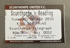 Scunthorpe United v Reading 2009-10