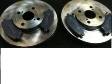 FOR TOYOTA  COROLLA 1.8 T SPORT 2.0 D4D FRONT BRAKE DISCS PADS 