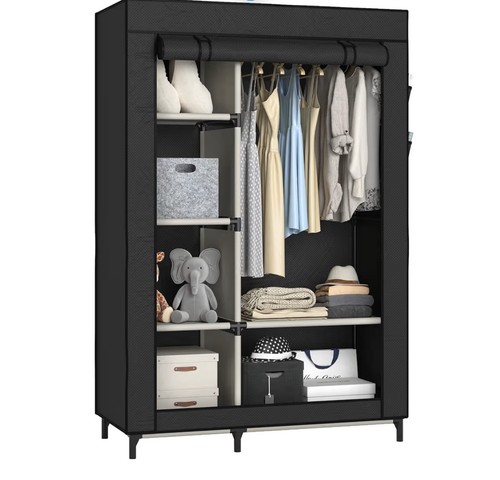 Canvas wardrobe portable - canvas,