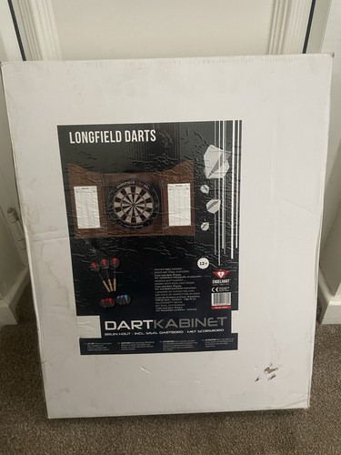 Dart board cabinet and