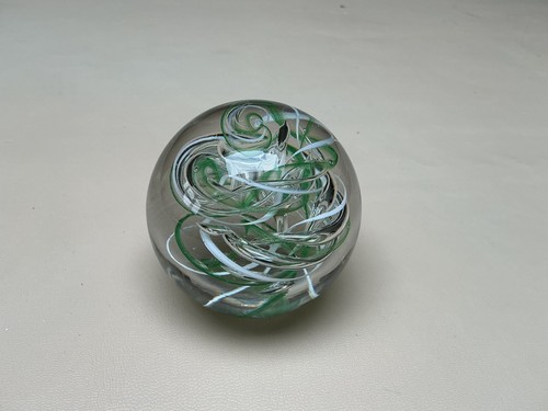 Glass paperweight langham - by,
