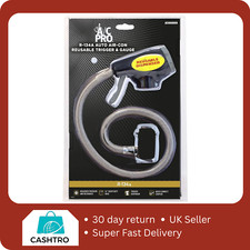 AC Pro R-134A Car Air Con Refrigerant Refill Trigger Hose & Gauge - Reusable