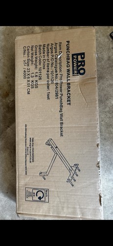 Punch bag wall bracket - bag,