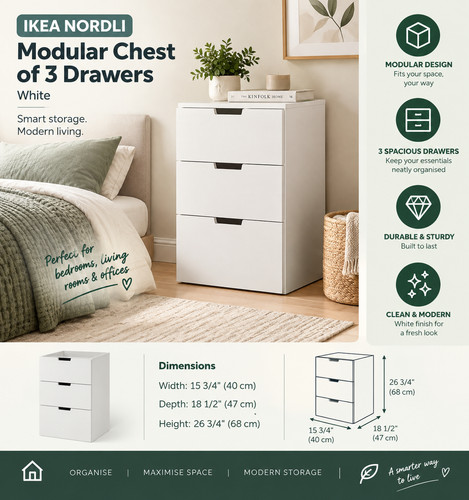 Ikea nordli modular chest - ikea,