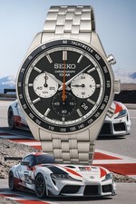 Seiko Reverse Panda Chronograph  Brand New – Full Set – Stainless Steel – 10 Bar