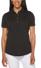 Callaway Ladies Core Performance Polo Size L Black Opti-Dry Technology