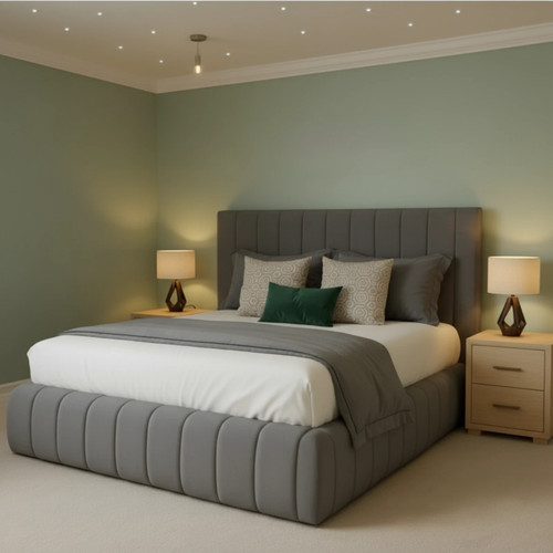 Ottoman bed upholstered - ottoman,