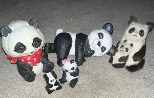 Vtg panda figurin - vtg,