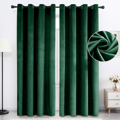Velvet curtains 90 pair - curtains,