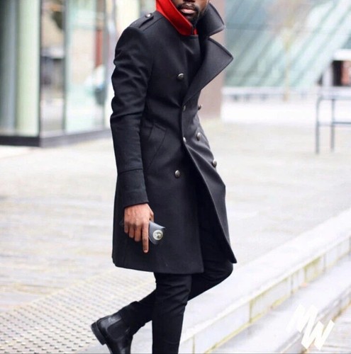 Zara man black - military, style