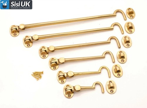 Brass cabin hook eye door - eye, hold
