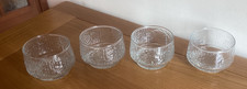 4 x  VINTAGE RAVENHEAD GLASS