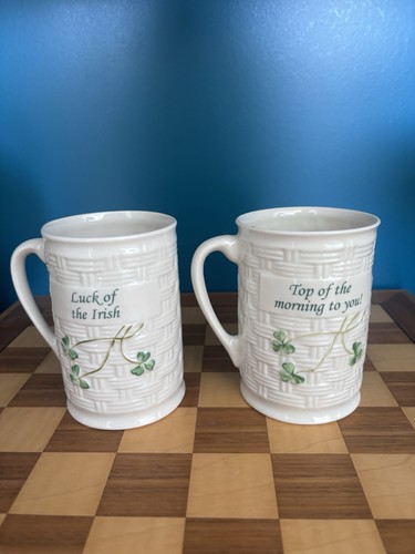 Set belleek pottery - set,
