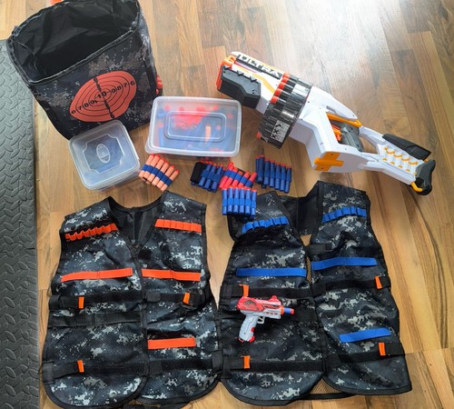 Nerf guns vests and foam - &,