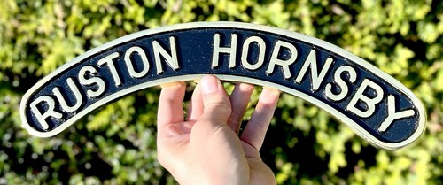 Ruston hornsby curved brass - curved,