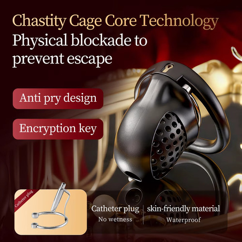 Abs male chastity cage - male,