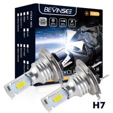 2x H7 LED Headlight Bulbs For