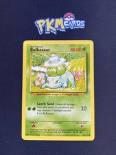 Pokémon TCG Bulbasaur Base Set 44/102 Regular LP.