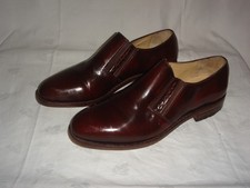 GENTS BROWN HANDMADE SLIP ON