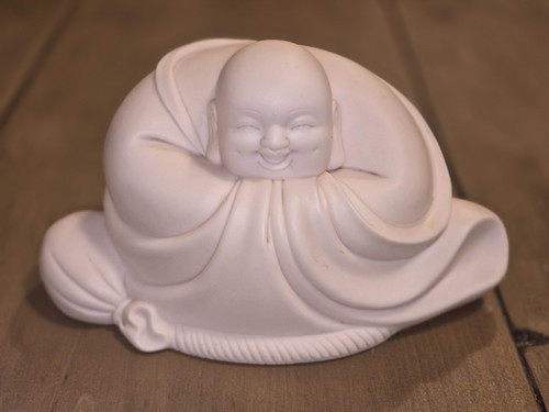 Happy buddha pink porcelain - pink,